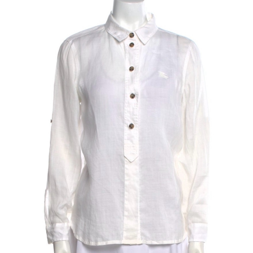 Burberry Brit White Collared Shirt
